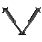 Zenox Z-2000-FLEXF7DB Flexispot雙螢幕掛臂 F7D (黑色)